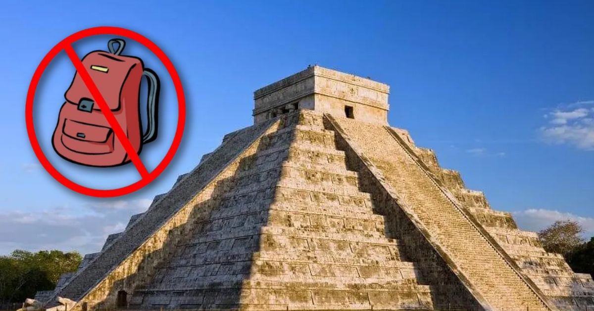 Prohíben mochilas en Chichén Itzá- nueva medida de seguridad para turistas en 2026