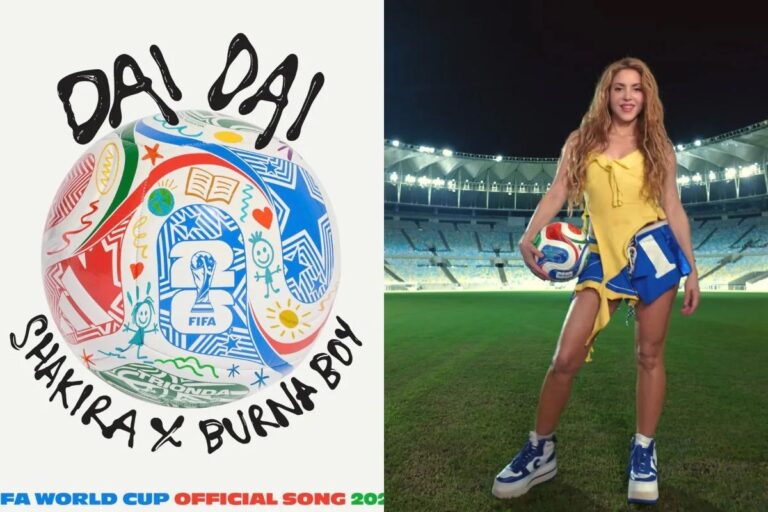 Shakira y Burna Boy lanzarán Dai Dai tema oficial del Mundial 2026