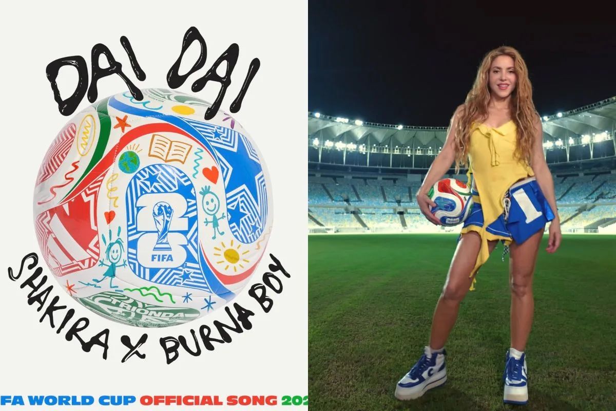 Shakira y Burna Boy lanzarán Dai Dai tema oficial del Mundial 2026